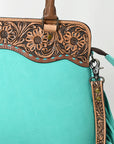 American Darling Adbg1502 Tote Hand Tooled Genuine Leather Women Bag Western Handbag Purse