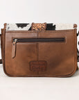 American Darling Adbg1504 Cross Body I Hand Tooled Hair-On Genuine Leather Women Bag Western Handbag Purse