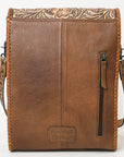 American Darling Adbg1505 Envelope Hand Tooled Genuine Leather Women Bag Western Handbag Purse