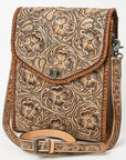 American Darling Adbg1505 Envelope Hand Tooled Genuine Leather Women Bag Western Handbag Purse