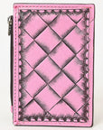 American Darling Card-Holder Hand Tooled Genuine Leather Women Bag Western Handbag Purse