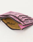 American Darling Card-Holder Hand Tooled Genuine Leather Women Bag Western Handbag Purse