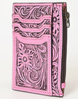 American Darling Card-Holder Hand Tooled Genuine Leather Women Bag Western Handbag Purse