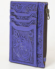 American Darling Card-Holder Hand Tooled Genuine Leather Women Bag Western Handbag Purse