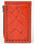 American Darling Card-Holder Hand Tooled Genuine Leather Women Bag Western Handbag Purse