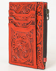 American Darling Card-Holder Hand Tooled Genuine Leather Women Bag Western Handbag Purse