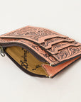 American Darling Card-Holder Hand Tooled Genuine Leather Women Bag Western Handbag Purse