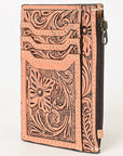 American Darling Card-Holder Hand Tooled Genuine Leather Women Bag Western Handbag Purse