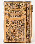 American Darling Card-Holder Hand Tooled Genuine Leather Women Bag Western Handbag Purse