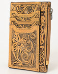 American Darling Card-Holder Hand Tooled Genuine Leather Women Bag Western Handbag Purse