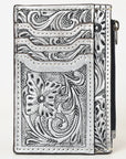 American Darling Card-Holder Hand Tooled Genuine Leather Women Bag Western Handbag Purse