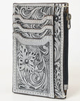American Darling Card-Holder Hand Tooled Genuine Leather Women Bag Western Handbag Purse