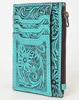 American Darling Card-Holder Hand Tooled Genuine Leather Women Bag Western Handbag Purse