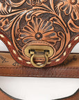 American Darling Adbg1507 Clear Bag Hand Tooled Genuine Leather Women Bag Western Handbag Purse