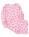 Valentine Heart Top and Shorts Set