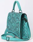 Hand Tooled Genuine Leather women bag western handbag purse