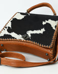 American Darling Adbg1520 Tote Hair-On Genuine Leather Women Bag Western Handbag Purse