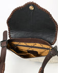American Darling Cross Body I Hand Tooled Hair-On Genuine Leather Women Bag Western Handbag Purse |