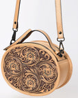 American Darling Canteen Hand Tooled Genuine Leather women bag western handbag purse