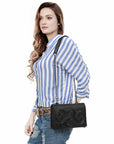 American Darling Wallet Hand Tooled Genuine Leather women bag western handbag purse