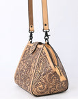 American Darling Large Crossbody Hand Tooled Genuine Leather women bag western handbag purse