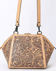 American Darling Large Crossbody Hand Tooled Genuine Leather women bag western handbag purse