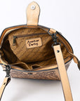 American Darling Large Crossbody Hand Tooled Genuine Leather women bag western handbag purse