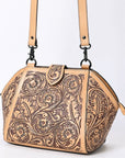American Darling Large Crossbody Hand Tooled Genuine Leather women bag western handbag purse