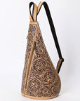 American Darling Sling Beautifully Hand Tooled Genuine Leather women bag western handbag purse