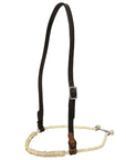 Comfytack Western Horse Round Nose Caveson Genuine Leather Noseband