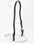 Comfytack Western Horse Round Nose Caveson Genuine Leather Noseband