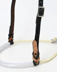 Comfytack Western Horse Round Nose Caveson Genuine Leather Noseband