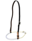 Comfytack Western Horse Round Nose Caveson Genuine Leather Noseband