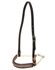 Comfytack Western Horse Round Nose Caveson Genuine Leather Noseband