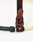 Comfytack Western Horse Round Nose Caveson Genuine Leather Noseband