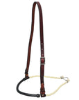 Comfytack Western Horse Round Nose Caveson Genuine Leather Noseband
