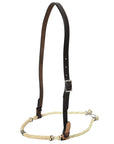 Comfytack Western Horse Round Nose Caveson Genuine Leather Noseband