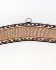 COMFYTACK Western Leather Horse Tripping Breast Collar Brown Basket Weave
