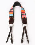 COMFYTACK Western Leather Horse Tripping Breast Collar Multi Beaded Inlay