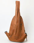 American Darling Adbg1521 Sling Hand Tooled Hair-On Genuine Leather Women Bag Western Handbag Purse