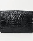 American Darling Adbg1526 Small Crossbody Crocodile Embossed Genuine Leather Women Bag Western Handbag Purse