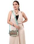ADBG1528 Crossbody Hand Tooled Genuine Western Leather Women Bag