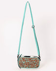 ADBG1528 Crossbody Hand Tooled Genuine Western Leather Women Bag