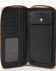 ADBGZ870 American Darling WALLET Hand Tooled Genuine Leather women bag western handbag purse