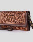 American Darling ADBGM295A Wallet Hand Tooled Genuine Leather Women Bag Western Handbag Purse