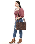 American Darling Tote Beautifully Hand Tooled Genuine Leather women bag western handbag purse