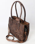 American Darling Tote Beautifully Hand Tooled Genuine Leather women bag western handbag purse