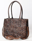 American Darling Tote Beautifully Hand Tooled Genuine Leather women bag western handbag purse