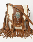 American Darling Large Crossbody Hair On Genuine Leather Women Bag Western Handbag Purse