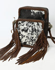 American Darling Crossbody Hair On Genuine Leather Women Bag Western Handbag Purse |
